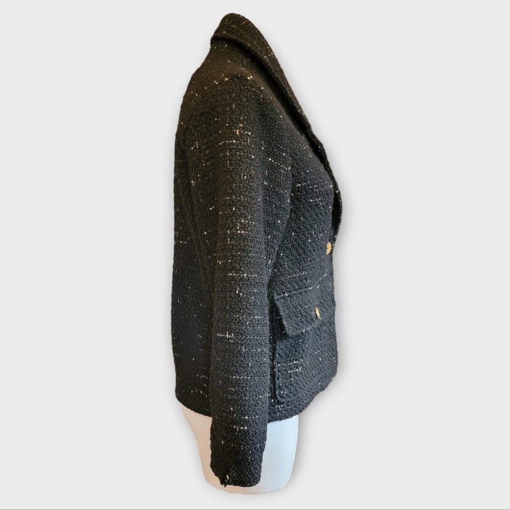 House of Harlow 1960 Black Tweed Jacket - Picture 3 of 7